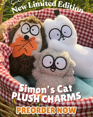 Simon's Cat plush charms